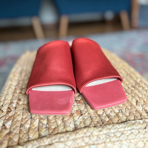 Vince Camuto Block Kitten Heels in Moroccan Clay - Picture 6 of 12